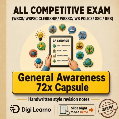 72x Capsule | Handwritten Style Infographic | GA Revision (বাংলা)