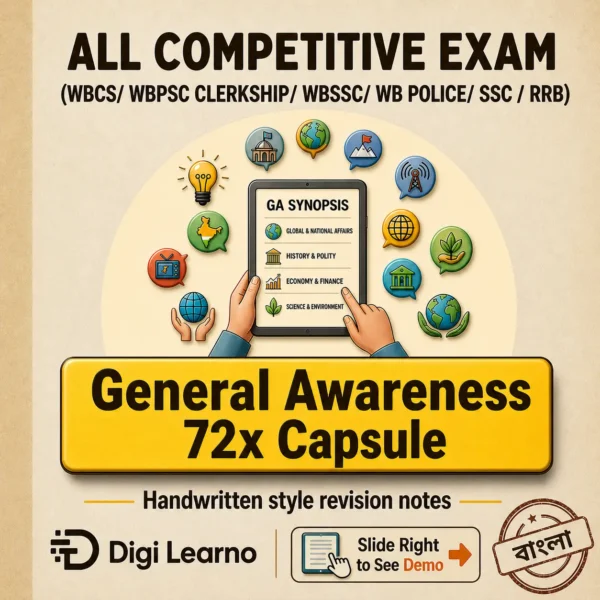 72x Capsule | Handwritten Style Infographic | GA Revision (বাংলা)