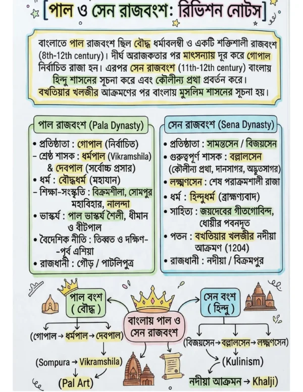72x Capsule | Handwritten Style Infographic | GA Revision (বাংলা)