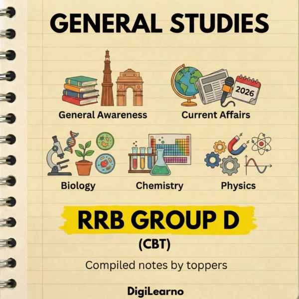 Railway Group D | General Science | General Awareness (English) | 3 E-Books | Exam Edition 2026