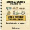 WBCS Prelims & Mains General Studies (English) | 12 E-Books | Latest Exam Edition