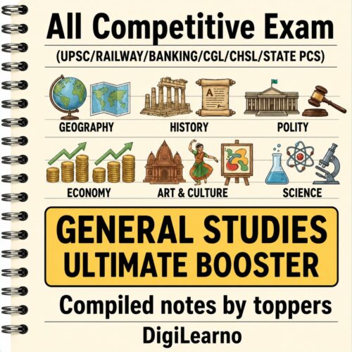 GENERAL STUDIES [Ultimate Booster] (English)- 12 E-Books | Edition- 2026
