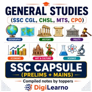 SSC Capsule [हिन्दी] – General Awareness (Prelims & Mains) | 08 E-Books