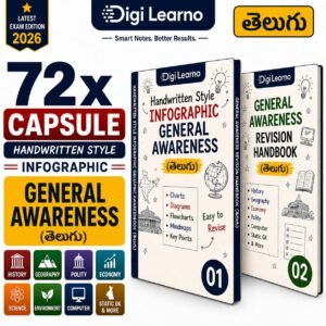 72x Capsule | Handwritten Style Infographic | GA Revision (తెలుగు)