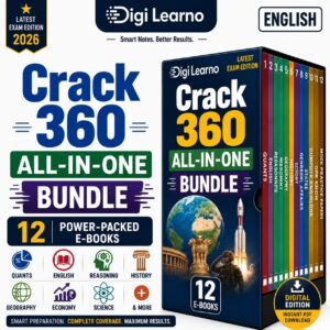 Crack 360- All in One [English] – (UPSC/SSC/RRB/IBPS & More) | 12 E-Books